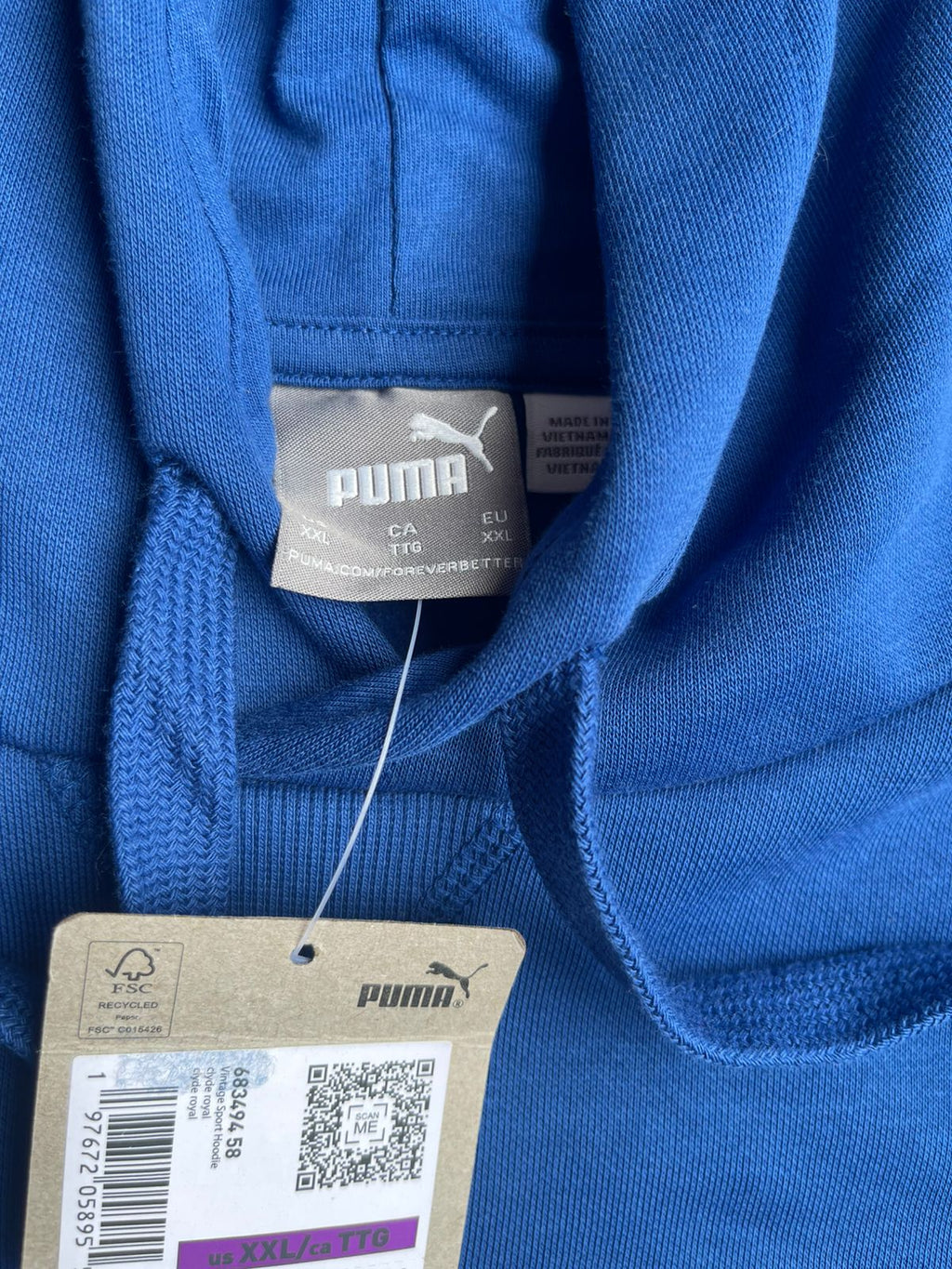 Buzo Azul Deportivo Hombre Puma