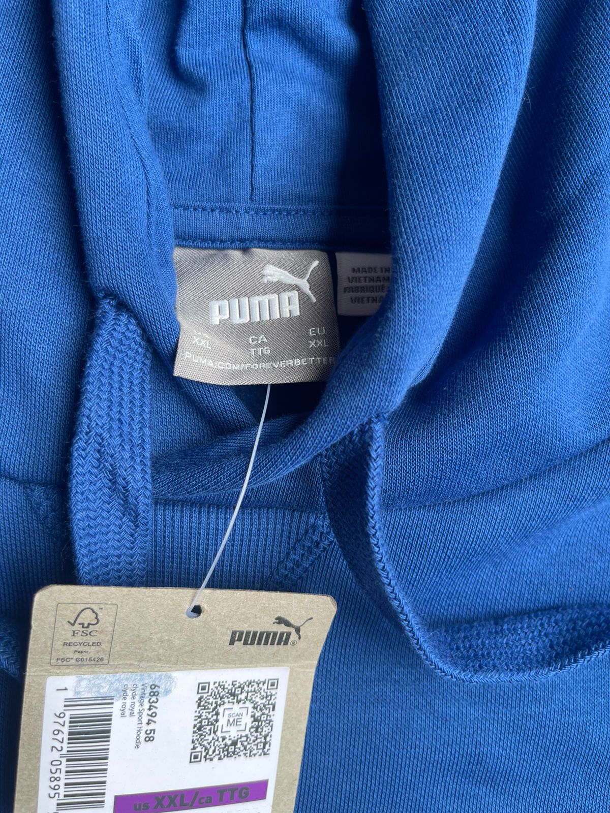 Buzo Azul Deportivo Hombre Puma